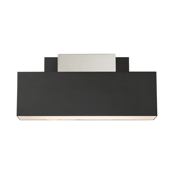 Two Light Outdoor Wall Sconce from the Lynx collection in Black finish