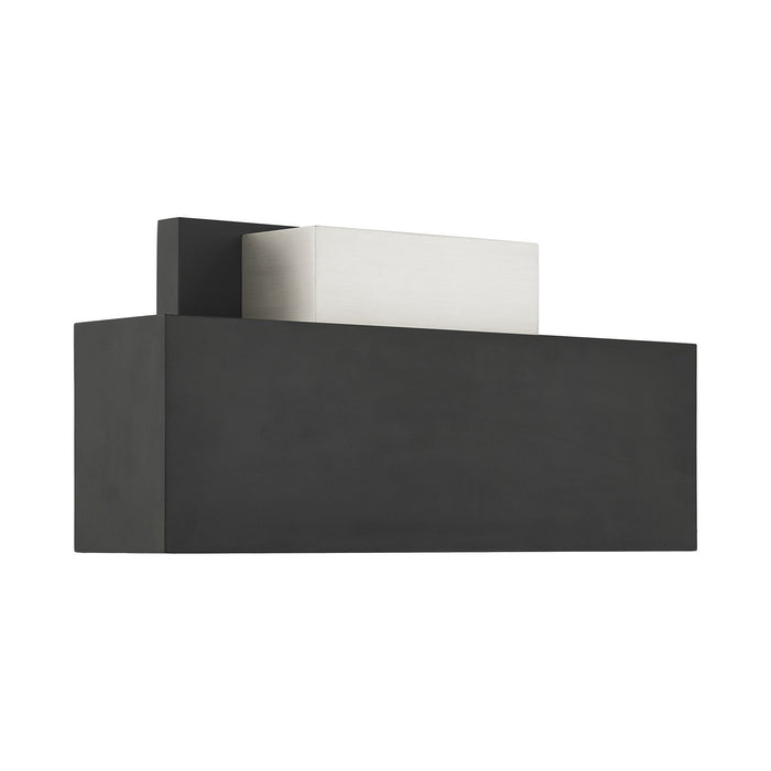 Two Light Outdoor Wall Sconce from the Lynx collection in Black finish