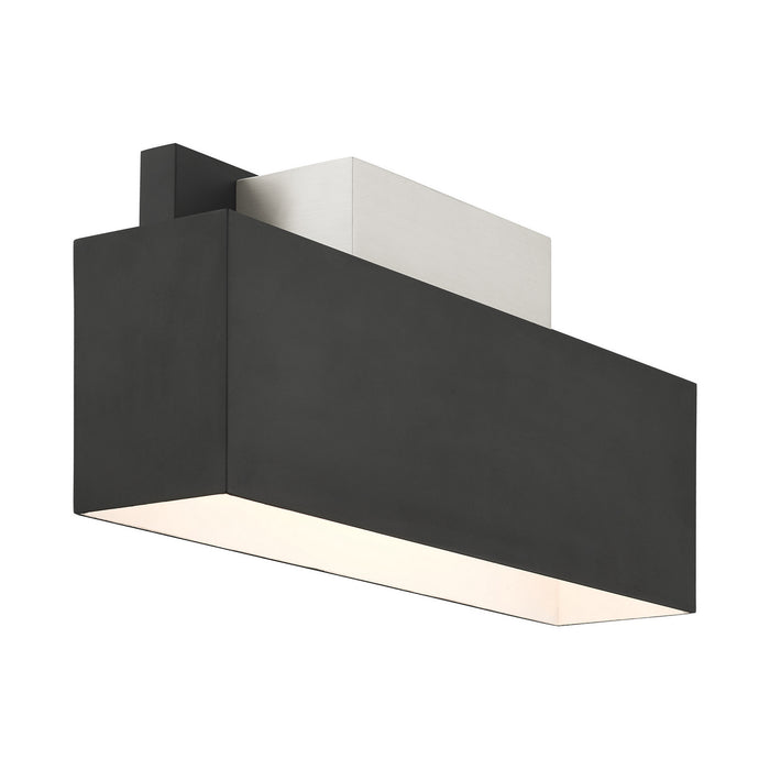 Two Light Outdoor Wall Sconce from the Lynx collection in Black finish