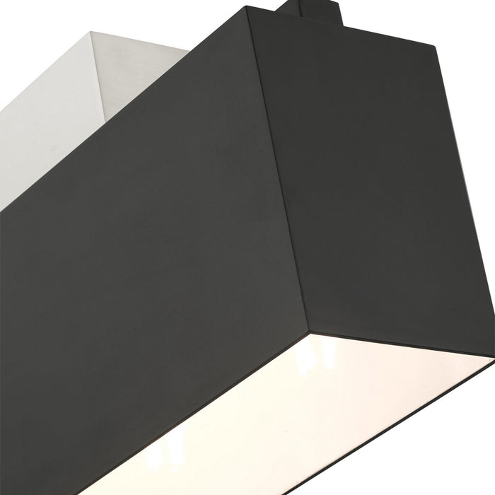 Two Light Outdoor Wall Sconce from the Lynx collection in Black finish