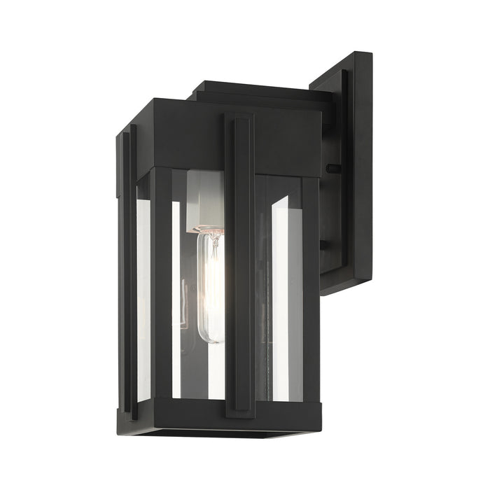One Light Outdoor Wall Lantern from the Lexington collection in Black finish