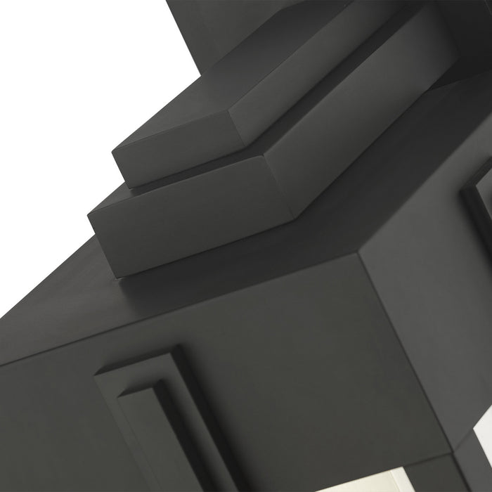 One Light Outdoor Wall Lantern from the Lexington collection in Black finish