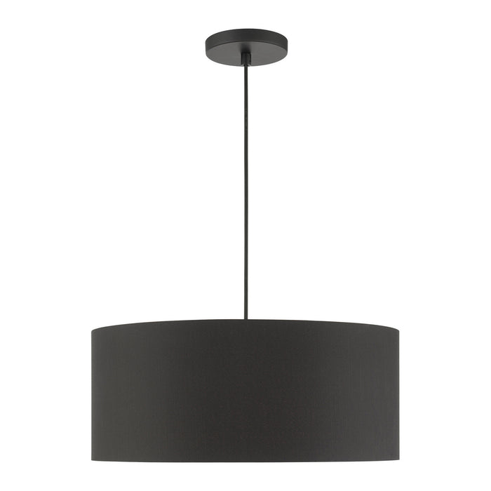 Three Light Pendant from the Sentosa collection in Black finish