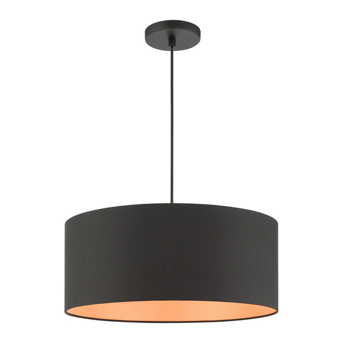 Three Light Pendant from the Sentosa collection in Black finish