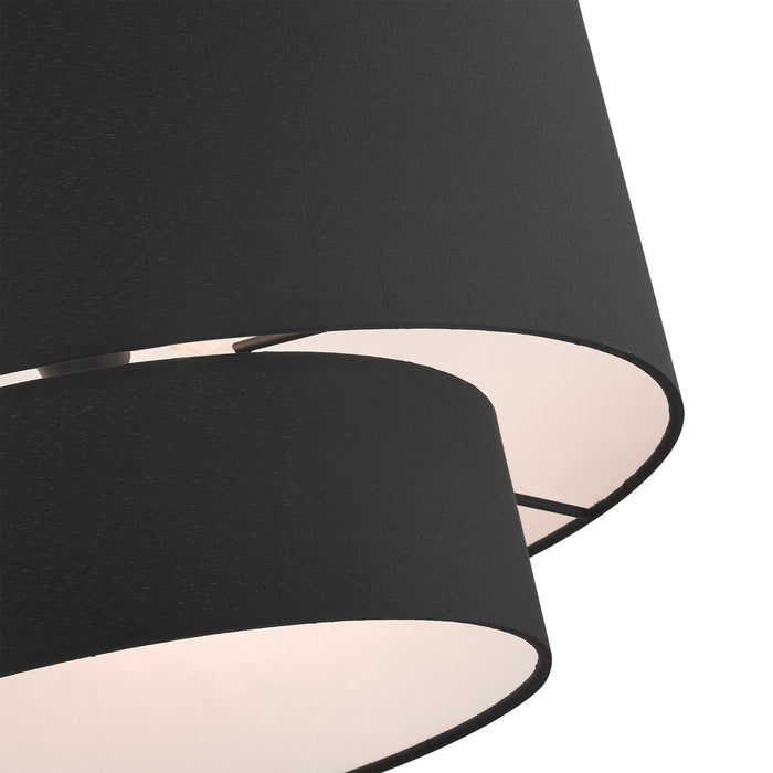 Three Light Pendant from the Bainbridge collection in Black finish