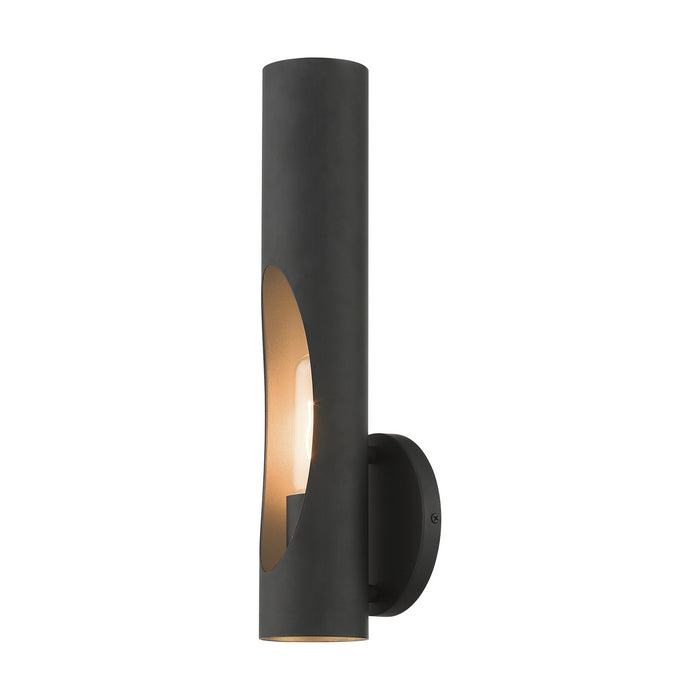 One Light Wall Sconce from the Novato collection in Black finish