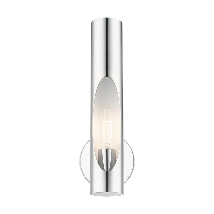 One Light Wall Sconce from the Novato collection in Polished Chrome finish
