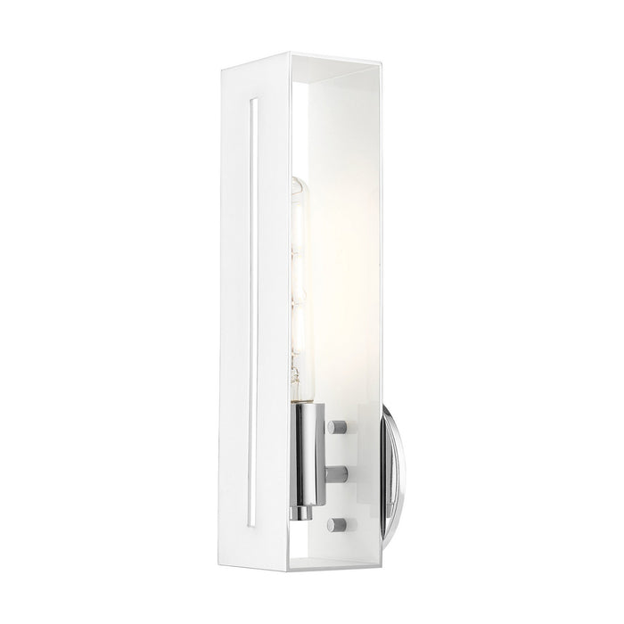 One Light Wall Sconce from the Soma collection in Polished Chrome finish