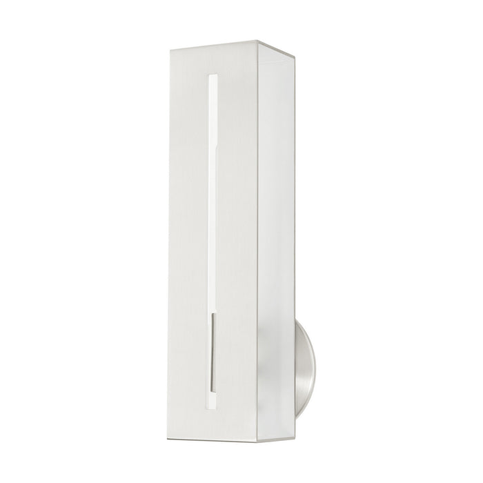 One Light Wall Sconce from the Soma collection in Brushed Nickel finish