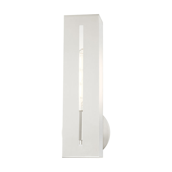 One Light Wall Sconce from the Soma collection in Brushed Nickel finish
