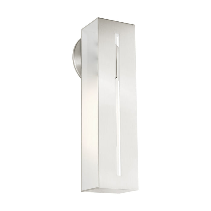 One Light Wall Sconce from the Soma collection in Brushed Nickel finish