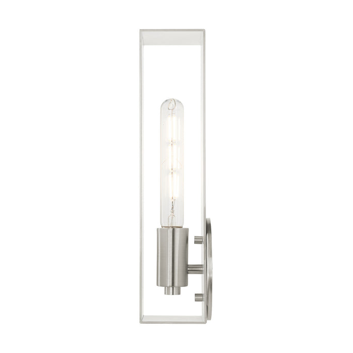 One Light Wall Sconce from the Soma collection in Brushed Nickel finish