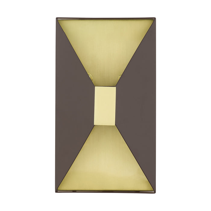 Two Light Wall Sconce from the Lexford collection in Bronze finish