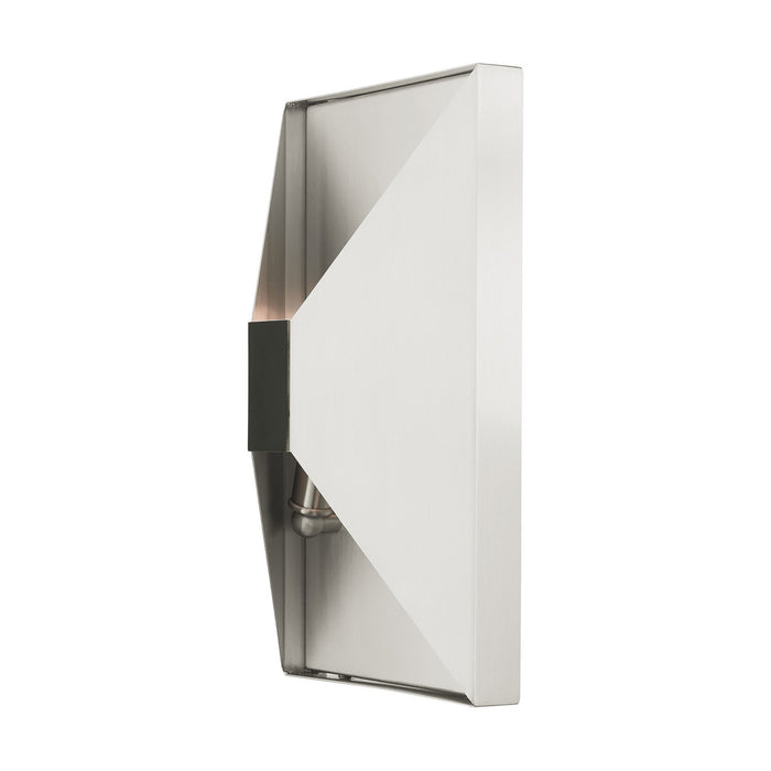 Two Light Wall Sconce from the Lexford collection in Brushed Nickel finish