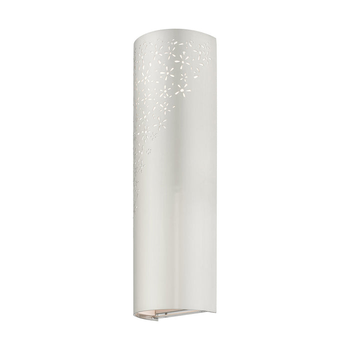 Two Light Wall Sconce from the Noria collection in Brushed Nickel finish