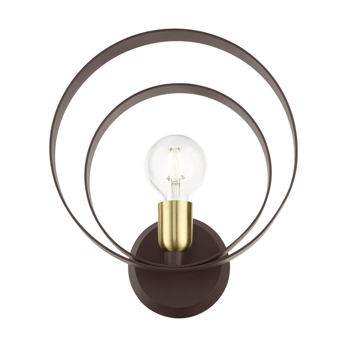 One Light Wall Sconce from the Modesto collection in Bronze finish