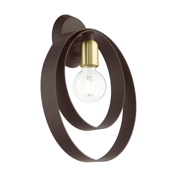 One Light Wall Sconce from the Modesto collection in Bronze finish