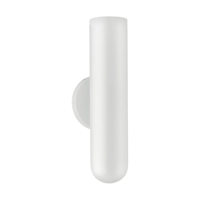One Light Wall Sconce from the Ardmore collection in Shiny White finish