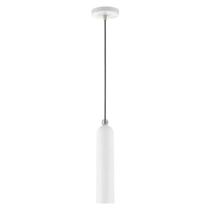 One Light Pendant from the Ardmore collection in White finish