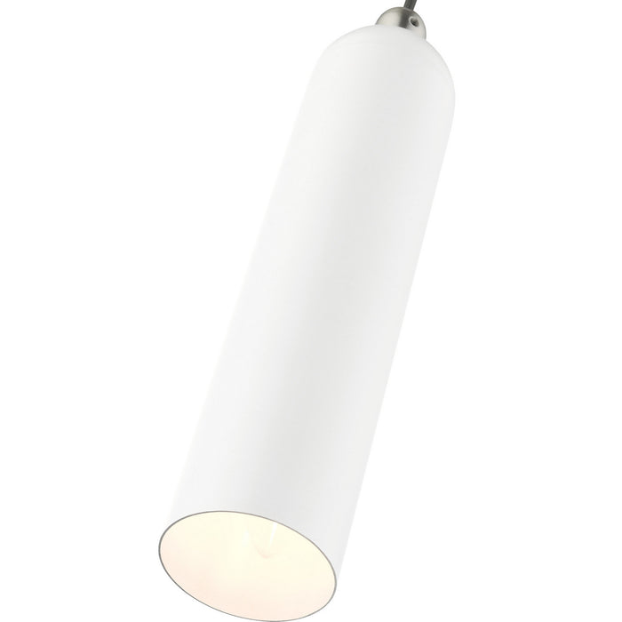 One Light Pendant from the Ardmore collection in White finish
