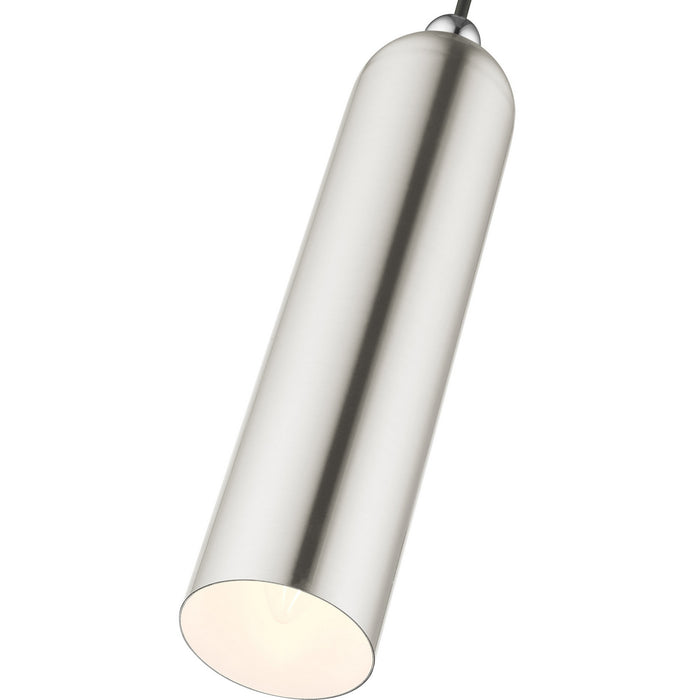 One Light Pendant from the Ardmore collection in Brushed Nickel finish