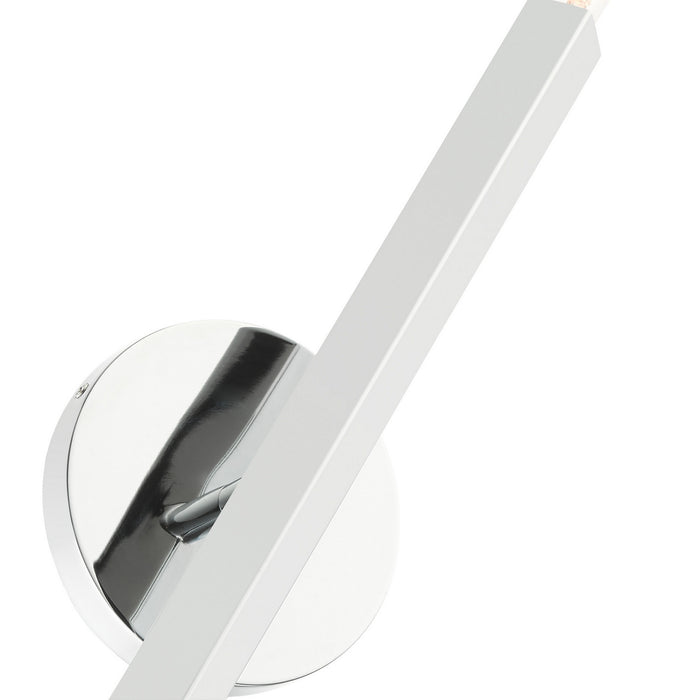 Two Light Wall Sconce from the Monaco collection in Polished Chrome finish