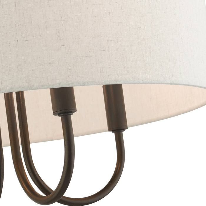 Four Light Chandelier from the Blossom collection in English Bronze finish