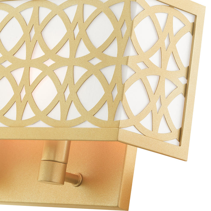 Two Light Wall Sconce from the Calinda collection in Soft Gold finish