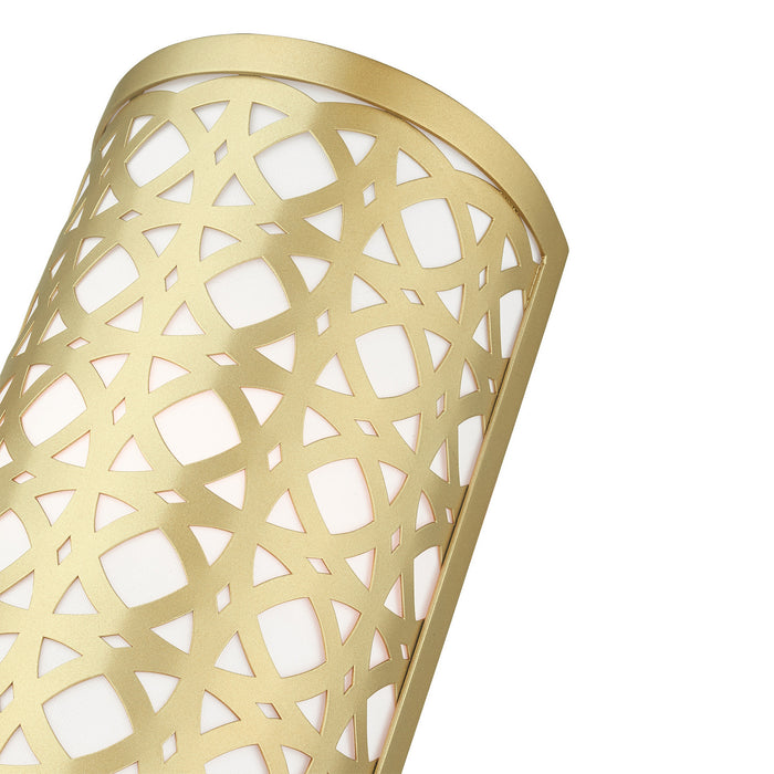 Two Light Wall Sconce from the Calinda collection in Soft Gold finish