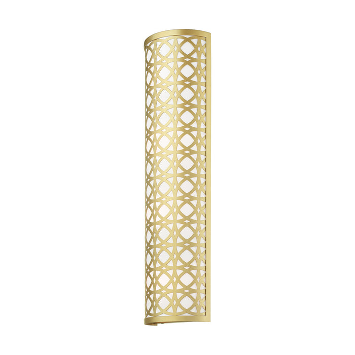 Four Light Wall Sconce from the Calinda collection in Soft Gold finish
