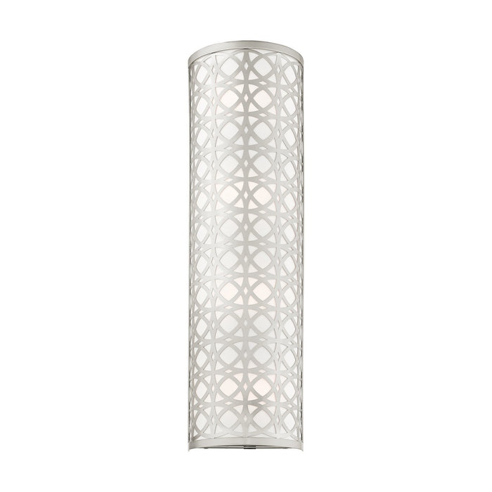 Four Light Wall Sconce from the Calinda collection in Brushed Nickel finish