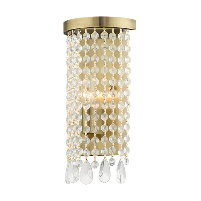 One Light Wall Sconce from the Elizabeth collection in Antique Brass finish