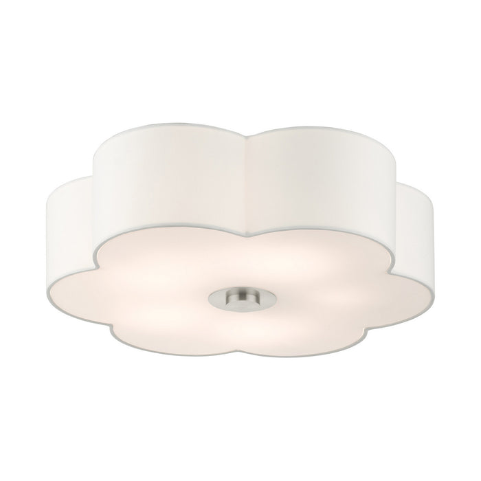 Five Light Semi Flush Mount from the Chelsea collection in Brushed Nickel finish