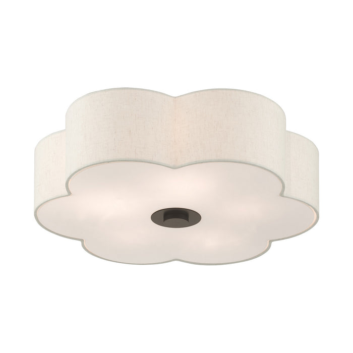 Five Light Semi Flush Mount from the Solstice collection in English Bronze finish