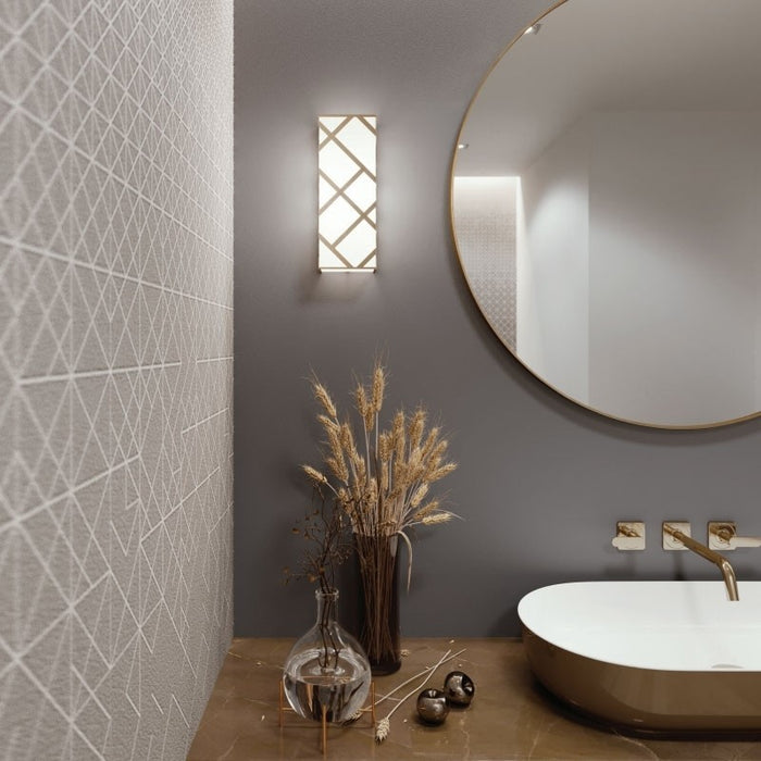 LED Wall Sconce from the Haven collection in Satin Nickel finish