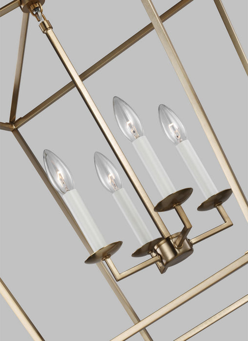 Four Light Lantern from the Dianna collection in Satin Bronze finish