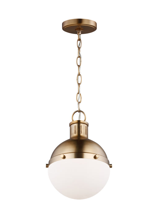 One Light Mini Pendant from the Hanks collection in Satin Bronze finish