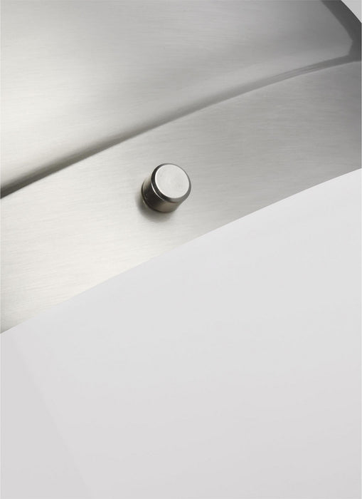 One Light Pendant from the Hanks collection in Brushed Nickel finish