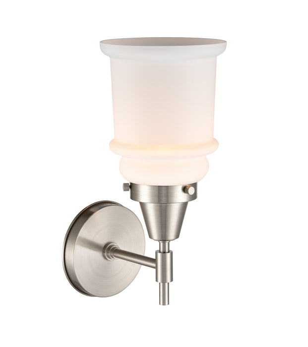 One Light Wall Sconce in Satin Nickel finish