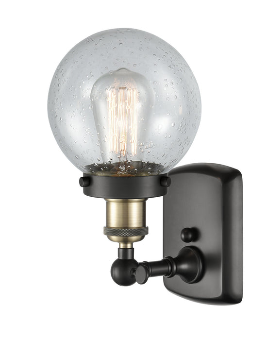 One Light Wall Sconce from the Ballston collection in Black Antique Brass finish