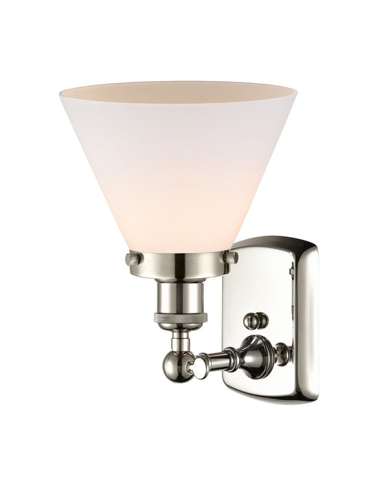 One Light Wall Sconce from the Ballston collection in Polished Nickel finish