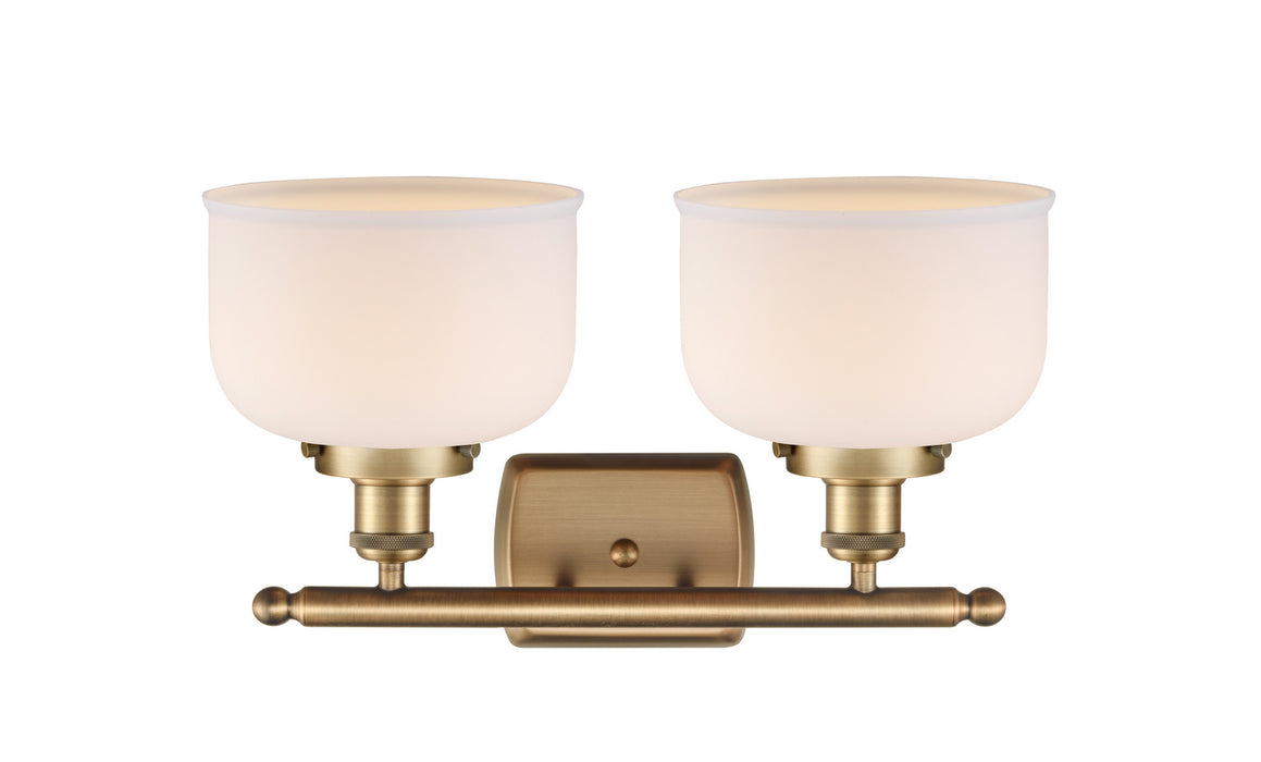 Two Light Bath Vanity from the Ballston collection in Brushed Brass finish