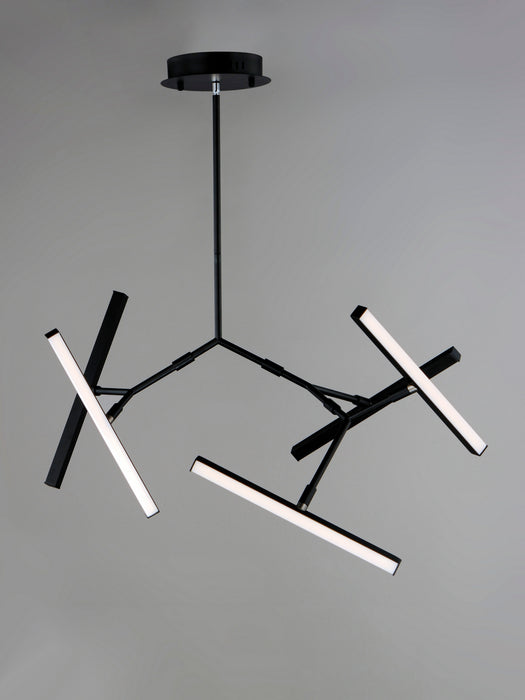 LED Pendant from the Robotica collection in Black finish
