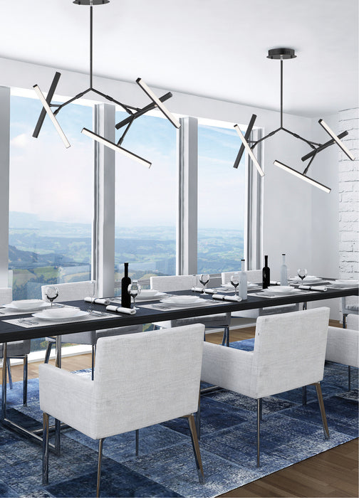 LED Pendant from the Robotica collection in Black finish