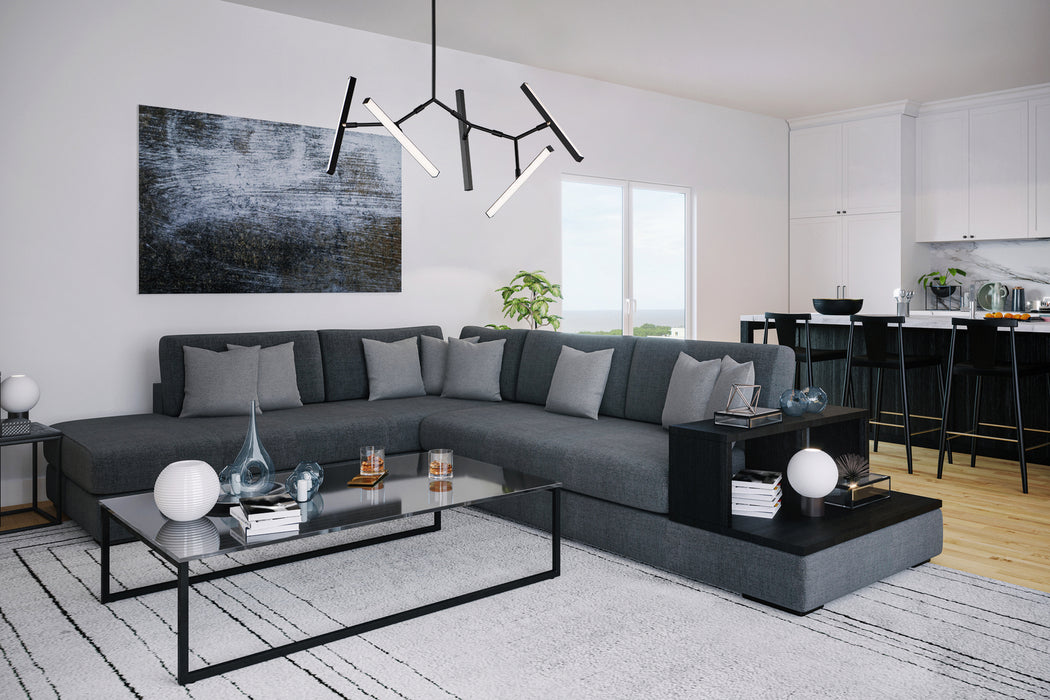 LED Pendant from the Robotica collection in Black finish