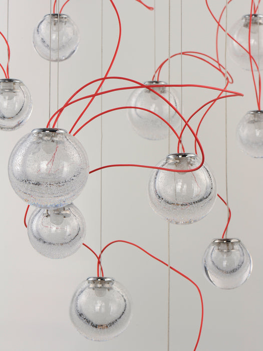 LED Pendant from the Bobble collection in Polished Chrome finish