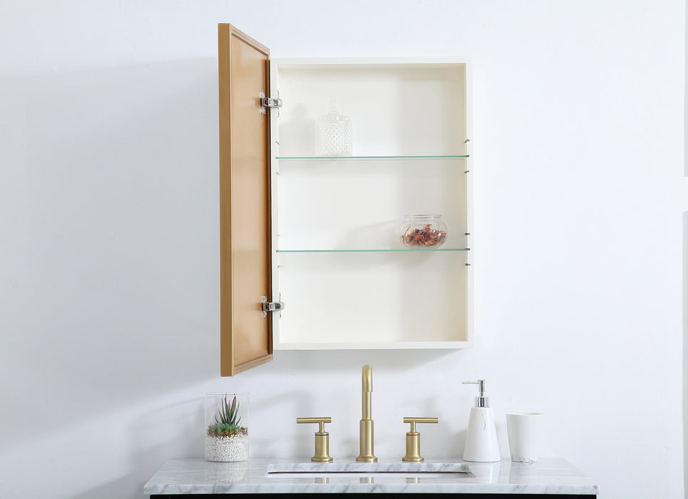 Medicine Cabinet from the Wyn collection in Brass finish