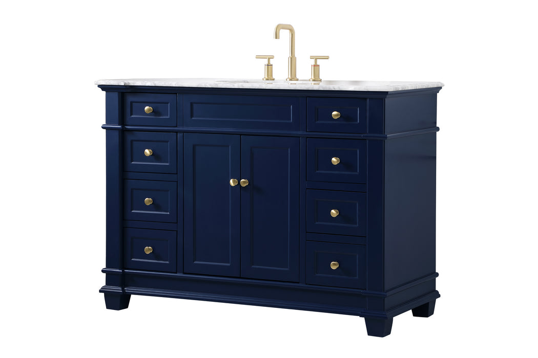 Bathroom Vanity Set from the Wesley collection in Blue finish