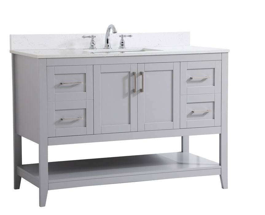 Bathroom Vanity Set from the Aubrey collection in Grey finish