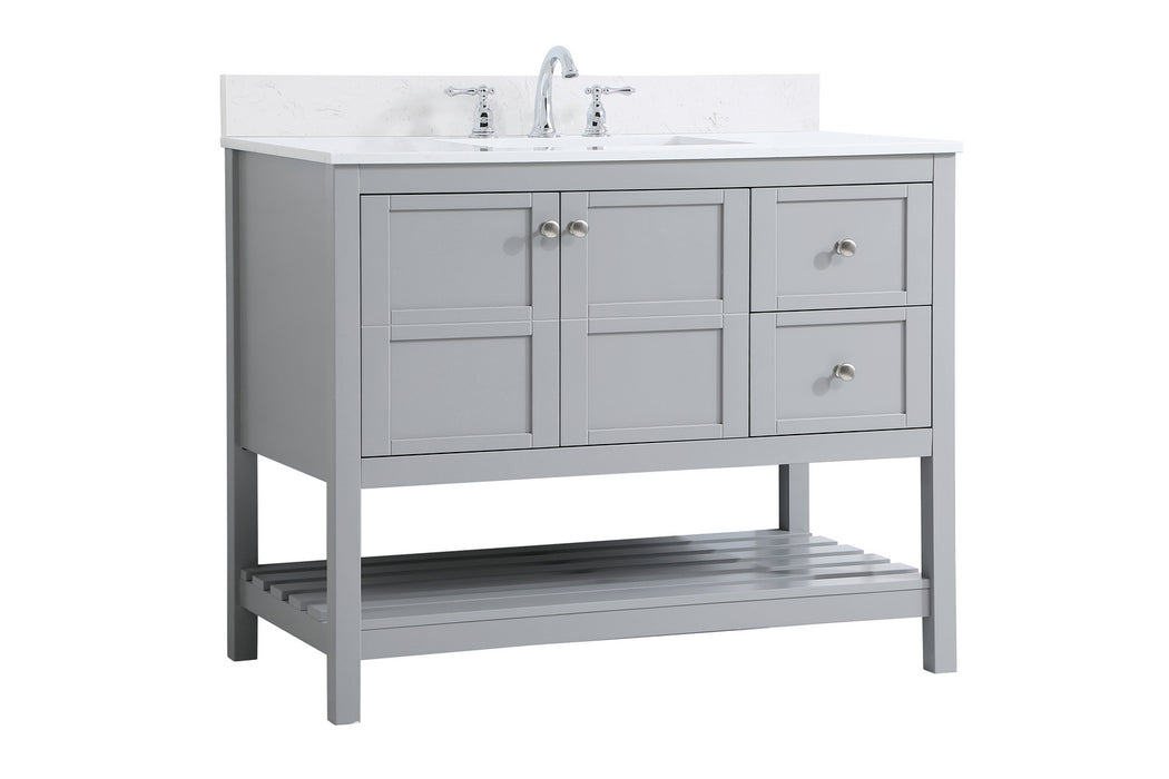 Bathroom Vanity Set from the Theo collection in Gray finish